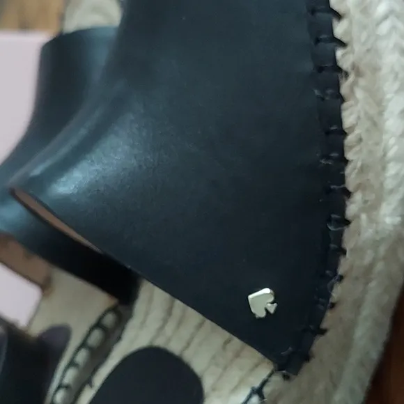 Kate Spade ♠️ Wedge Heel Sandals, Size 10, Black