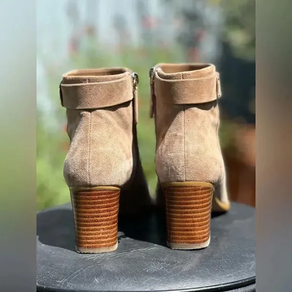 Kate Spade — Strapped Suede Ankle Boots