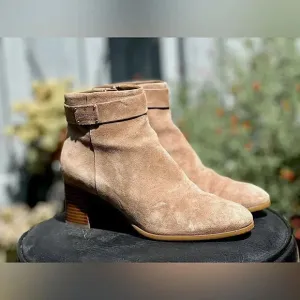 Kate Spade — Strapped Suede Ankle Boots