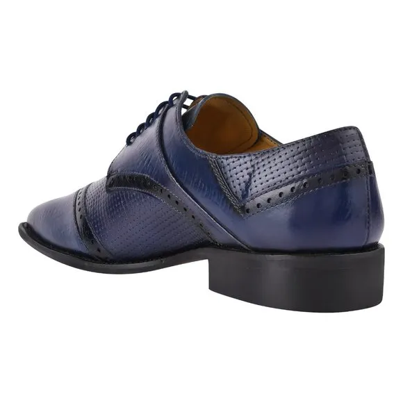 Kazma Navy OXFORD STYLE DRESS SHOES