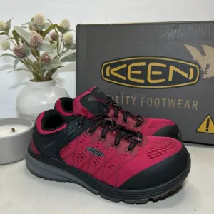 Keen Utility Vista Energy Lace Up Shoes Jam/Black Comp Toe Women's 9W NWB