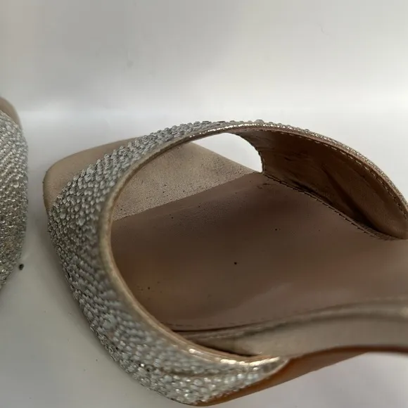 Kelly &amp; Katie Dahlia Platform Sandal LT GOLD (shimmer sand) Size 10