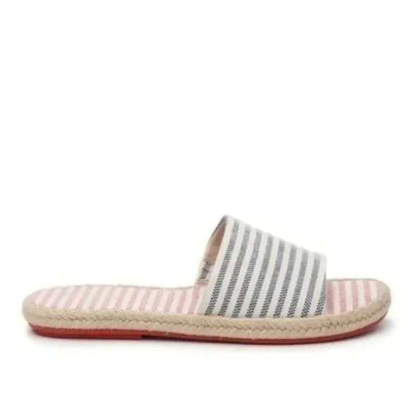 Kelly &amp; Katie stripe ESPADRILLE SANDALS