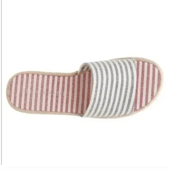 Kelly &amp; Katie stripe ESPADRILLE SANDALS