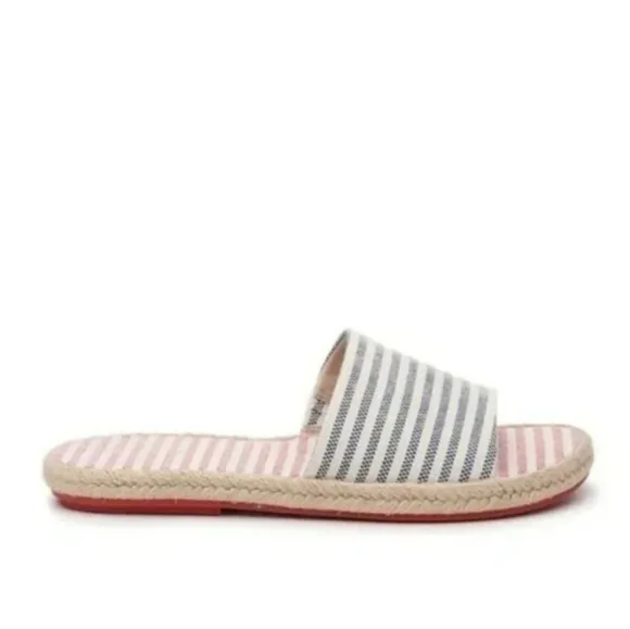 Kelly &amp; Katie stripe ESPADRILLE SANDALS