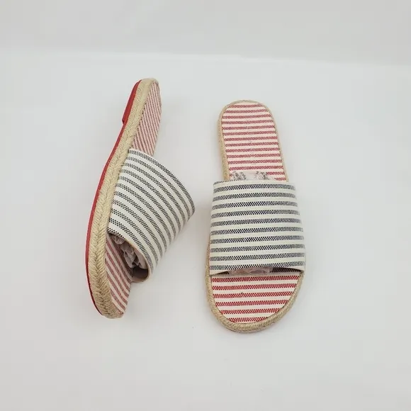 Kelly &amp; Katie stripe ESPADRILLE SANDALS