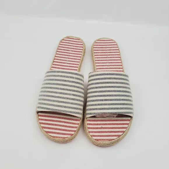 Kelly &amp; Katie stripe ESPADRILLE SANDALS