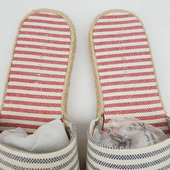 Kelly &amp; Katie stripe ESPADRILLE SANDALS