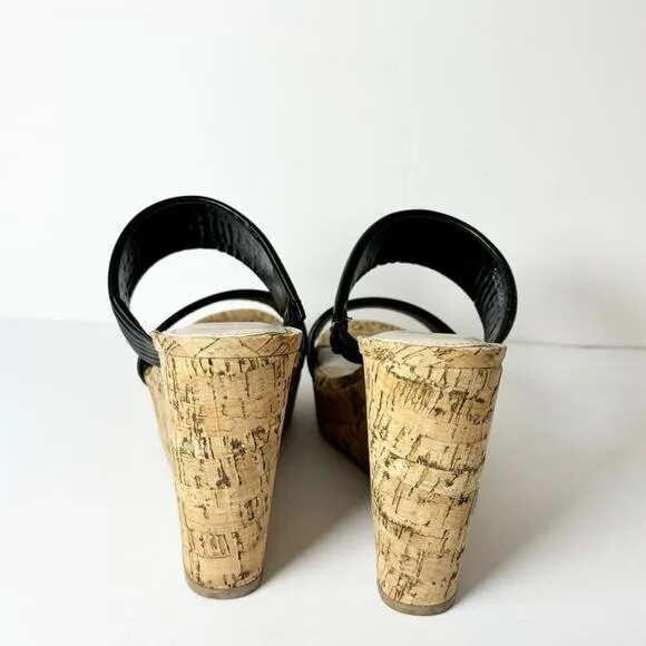 KENNETH COLE CAILYN PLATFORM WOMEN WEDGE HEEL SANDALS SIZE 7 BRAND NEW WITH BOX