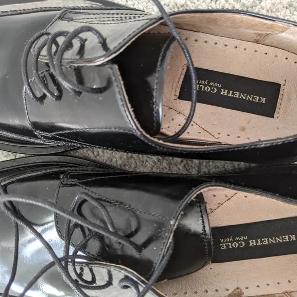 KENNETH COLE Men's Dress Oxford Shoes Black Size 9