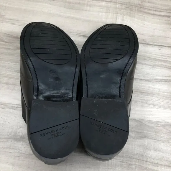 Kenneth Cole Monk Strap Shoes Mens 11M Gray Lether Buckle Dress Shoes