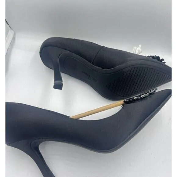 Kenneth Cole New York Women's Pointed-Toe Pump  Romi Starburst Black shoes 8.5