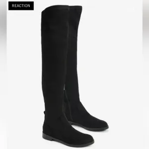 Kennoth Cole Black suede boots