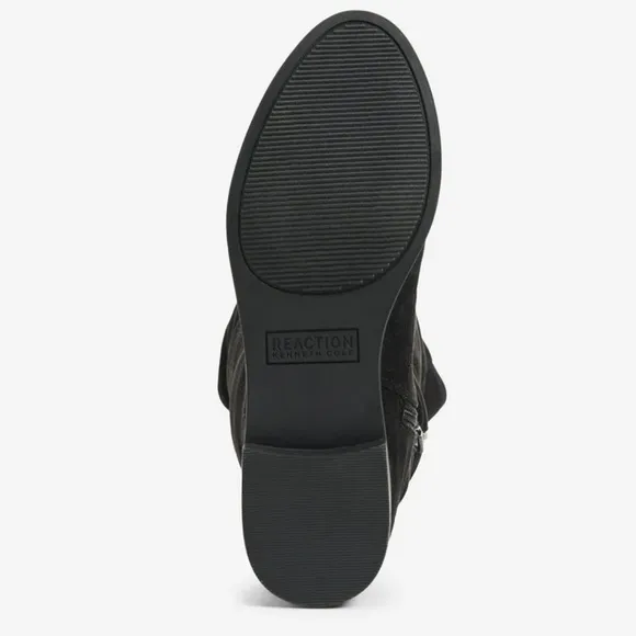 Kennoth Cole Black suede boots