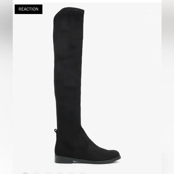 Kennoth Cole Black suede boots