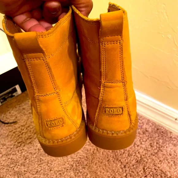 Kid polo boots size 3y