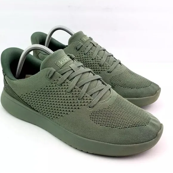 KIZIK Men’s LIMA Athletic Shoes - hands free - Olive - M8 / W9.5