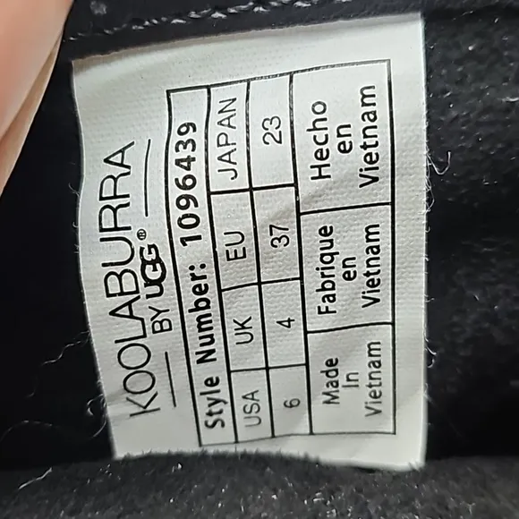 Koolaburra by UGG Lorelei Black Suede Leather Side Zip Slouchy Ankle Boots