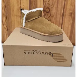 Koolaburra By UGG Ultra Mini Platform Chestnut Women's Boots Size 10