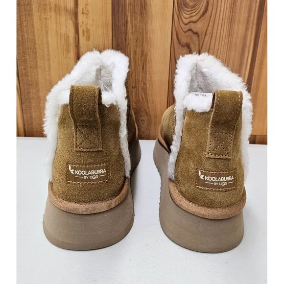 Koolaburra By UGG Ultra Mini Platform Chestnut Women's Boots Size 10