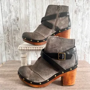 Kork-Ease Women’s Distressed Studded Leather Razzoli Boots Size 7.5