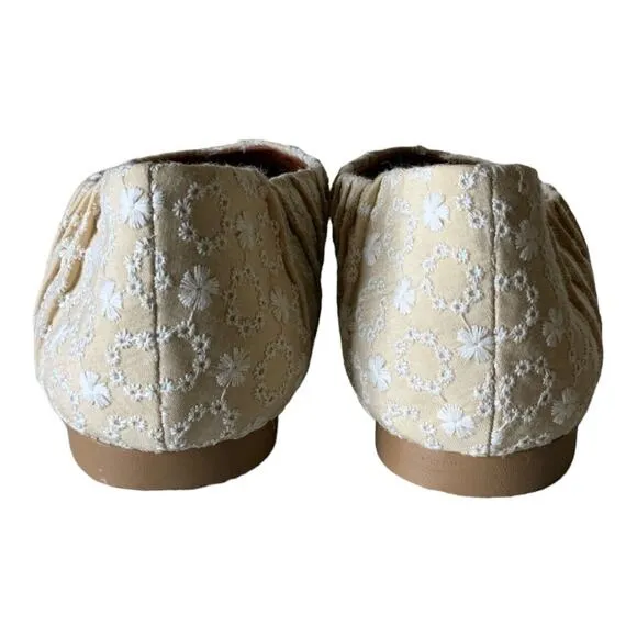 Korks Flats Palmer Ballet Eyelet Fabric Upper Women's Size 8M Shoes NEW