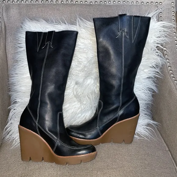 Kors Michael Kors “Dipper” Wedge Boots