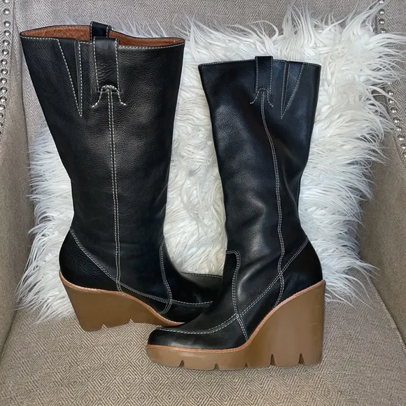 Kors Michael Kors “Dipper” Wedge Boots