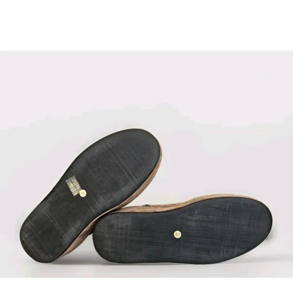 La Canadienne Suede Pull Platform Boots - Sz Eu 35