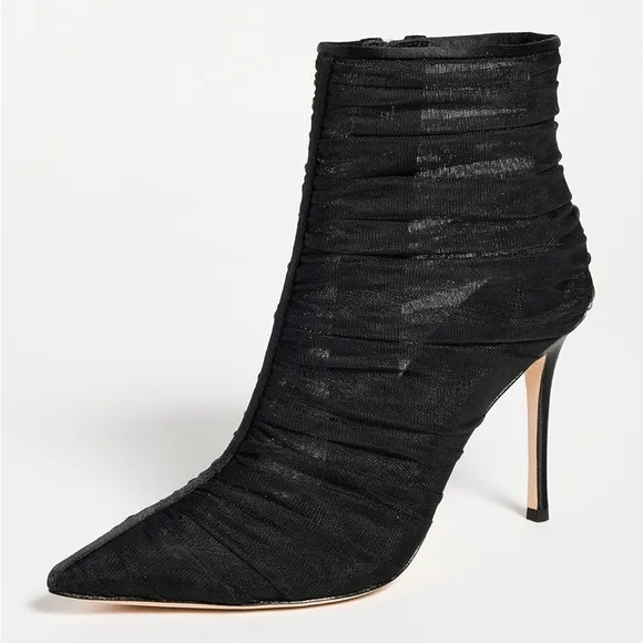 L'AGENCE Noemie Boots Black Size 11