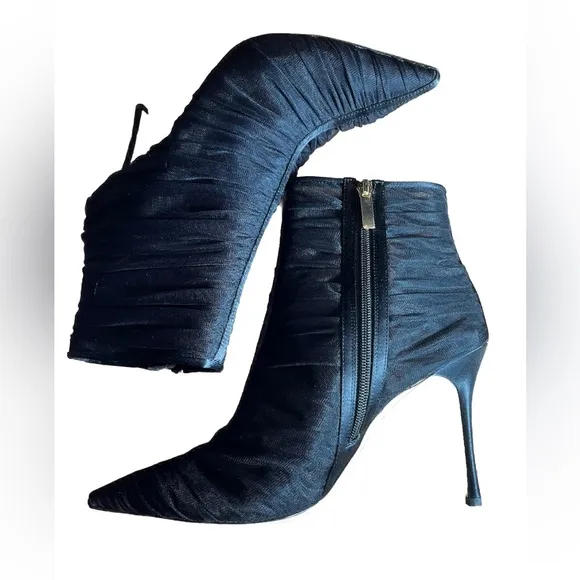 L'AGENCE Noemie Boots Black Size 11