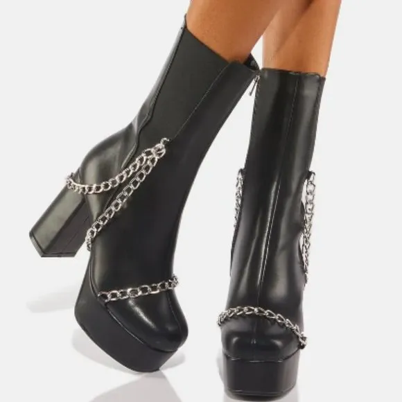 Lamoda  KEEP ME POSTED  Platform Boots ( BRAND NEW !!!! )