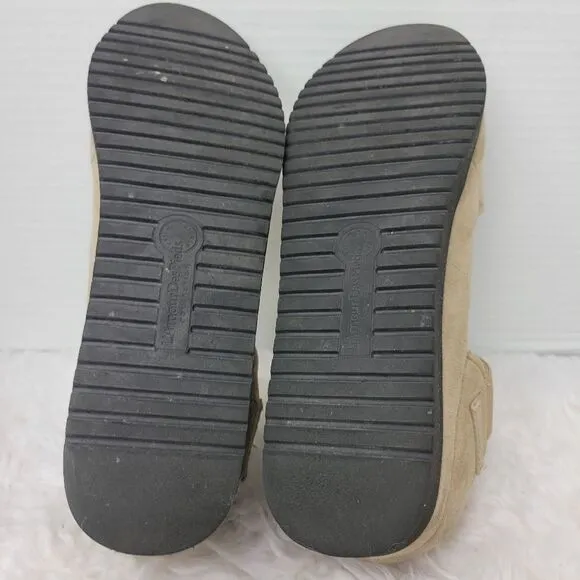 L'Amour Des Pieds Amadour Womens Size 8 M Platform Sandals,Taupe Suede