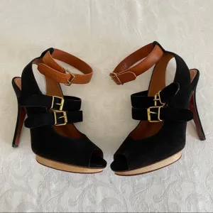 Lanvin buckle ankle strap sandals