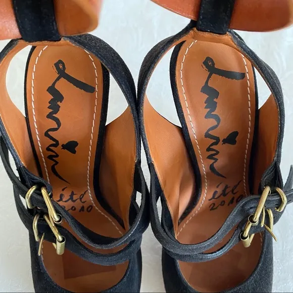 Lanvin buckle ankle strap sandals