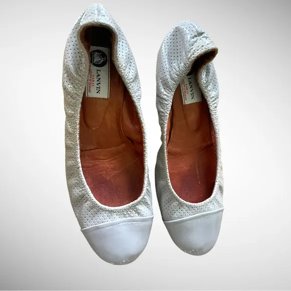 LANVIN PARIS BALLET FLATS SIZE 38