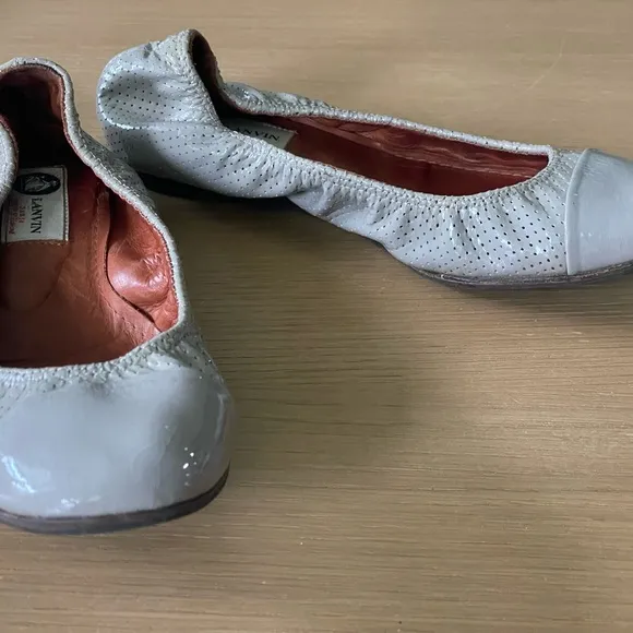 LANVIN PARIS BALLET FLATS SIZE 38