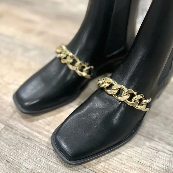 LAST ONE!!! ZARA Square Toe Boots