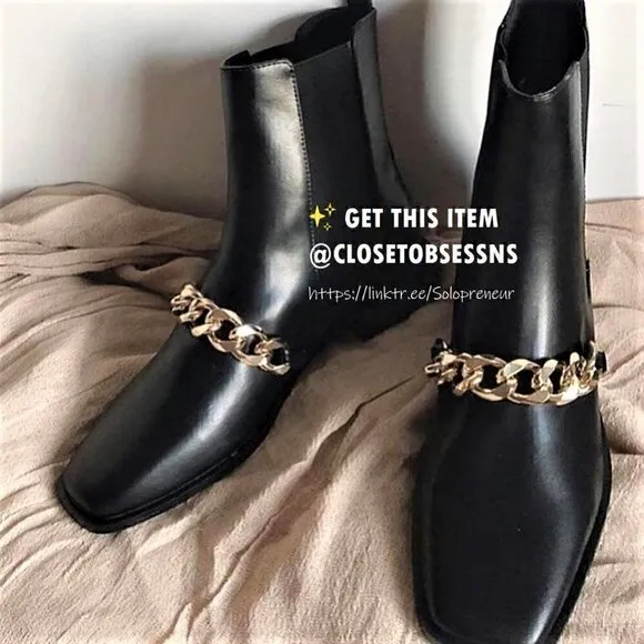 LAST ONE!!! ZARA Square Toe Boots