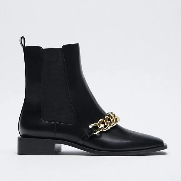 LAST ONE!!! ZARA Square Toe Boots