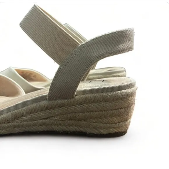Life Stride Women's Kimmie Medium Espadrille Wedge Sandals, Size 9 M, New