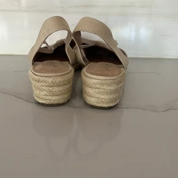 LifeStride Katrina Canvas Espadrille Wedge Sandals