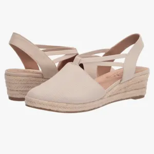 LifeStride Katrina Canvas Espadrille Wedge Sandals