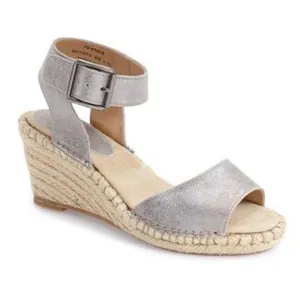 LIKE NEW Johnston &amp; Murphy Angela Espadrille Wedge Sandal 10