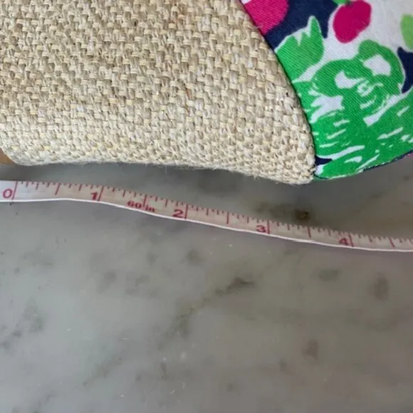 LILLY PULITZER Resort Chic Wedge Mini Getaway Garden Peep Toe Espadrille…