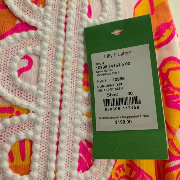 LILY PULITZER Annabelle SHIFT DRESS PINK FUSCHIA 00* BNWT HP* summer dress