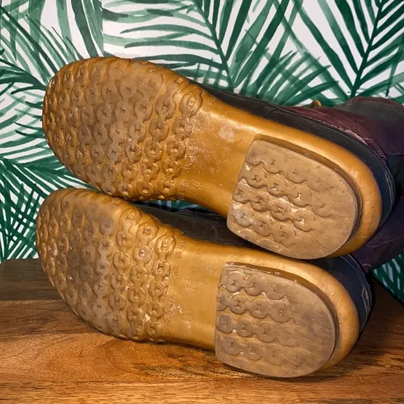 L.L. Bean Vintage 14” Bean Boots Brown Leather Waterproof Duck Boots Men’s 8