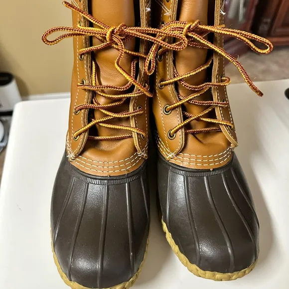LL beans womens duck boots size 8m