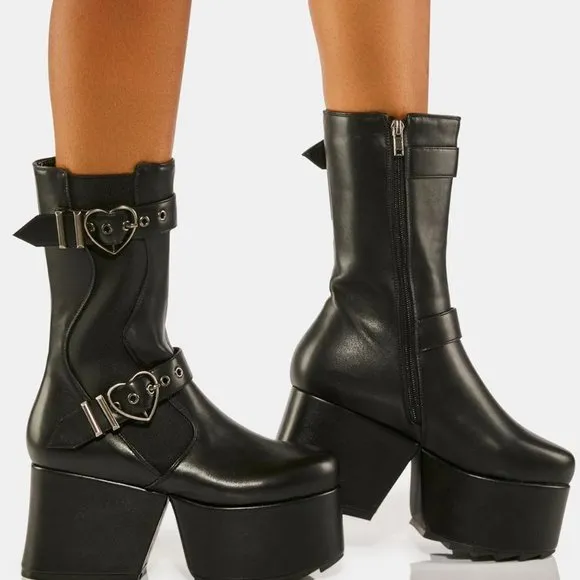 LOCKHEART ESSENCE Size: 10 Platform Boots (Fast ship) (Brand New)
