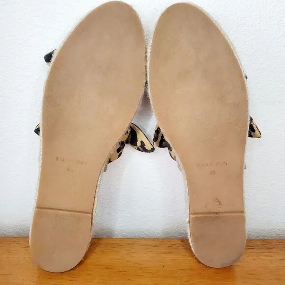 Loeffler Randall Daisy Espadrille Sandals Bows Summer Platform Shoes SZ41/US10.5